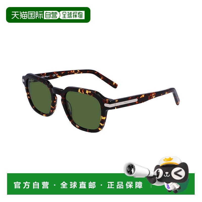 自营salvatore ferragamo菲拉格慕男式SF1089S 52mm太阳镜-棕色