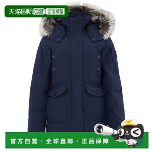 Women Cotton Knuckles 美国奥莱直发 Parka blue 自营Moose