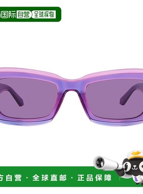 自营Calvin Klein Purple Square Unisex Sunglasses CKJ24608S 5