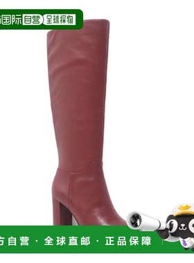 自营Kenneth Cole Lowell Boots Women's Rio Red Leather Block