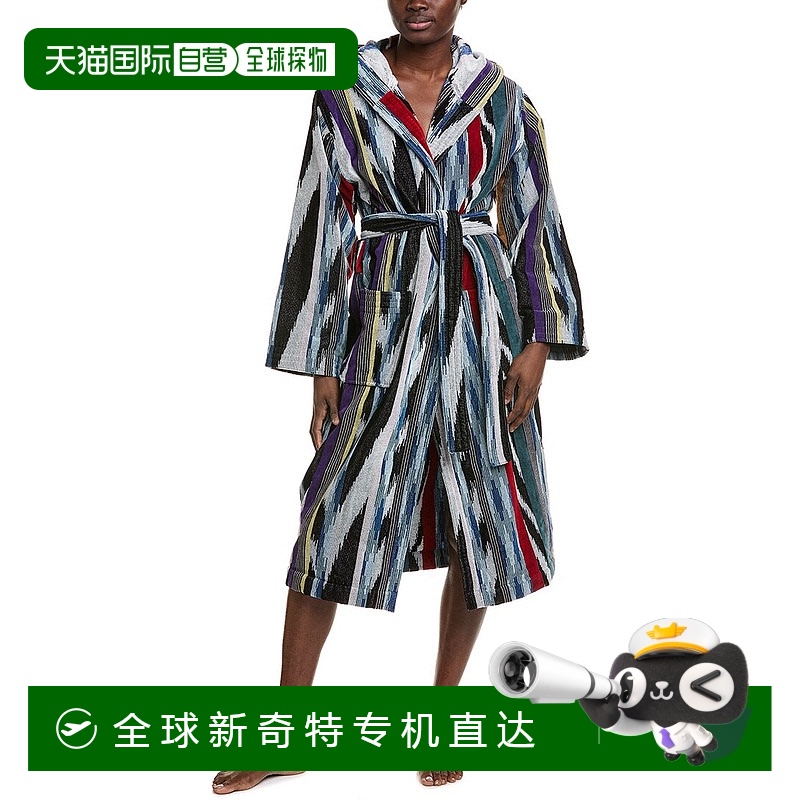 自营Missoni Home Clint 头盔 Mod 浴袍 - 多色黑色 【美国奥莱】