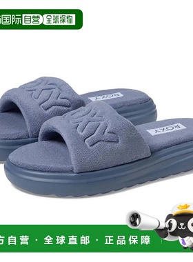 自营Roxy Gelato Sandals Women's Dark Blue Slip On Comfort Pl