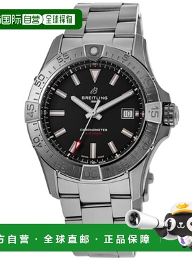 自营Breitling Avenger Automatic 42 Black Dial Steel Bracelet