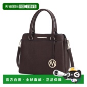 手提包 collectionMia 自营mia Elodie三格女式 咖啡 美国奥