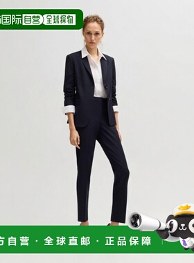 1h可退 【美国直邮】hugo boss 女士 休闲裤七分裤直筒裤