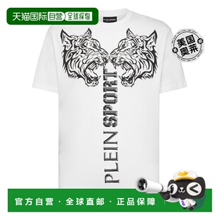 恤 美国奥莱 sport圆领 直发 黑色 白色 plein Tiger