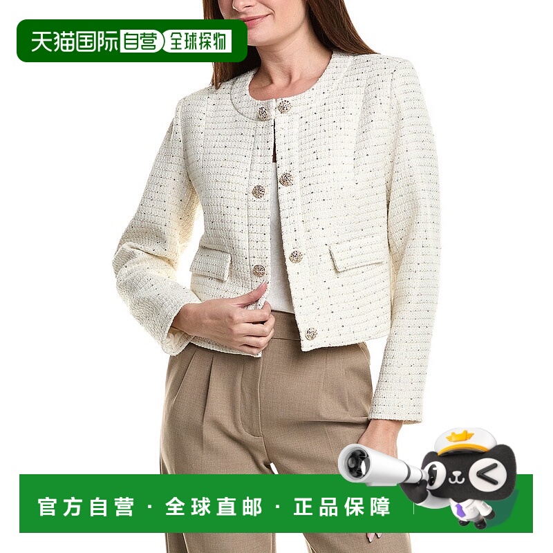 自营Nanette Nanette Lepore羊毛开衫-白色 美国奥莱直发