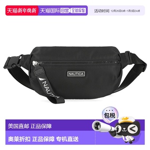 黑色铁洗 潜水员腰包 美国奥莱直发 女式 自营Nautica
