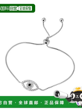 自营 Adornia  Evil Eye Slider Bracelet silver silver 美国奥
