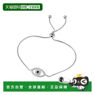自营 Adornia Evil Eye Slider Bracelet silver silver 美国奥