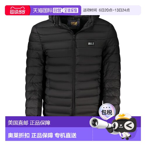 自营Cavalli Class Polyester Men's Men's Jacket - black 美国