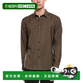 Hugh Wool Shirt 自营Theory olive 美国奥莱直发