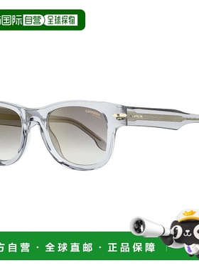 自营 Carrera男式复古长方形太阳镜330/s KB7FQ透明灰色50mm-KB7F