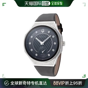 美国直邮Bulova 女士96R229 Curv35毫米石英手表