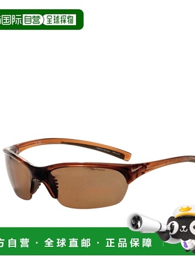 自营Nike Men's 63 mm Brown Sunglasses - translucent oak 美国
