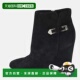 Silla black Black Wedge 自营Le Boots Suede Ankle 美国奥莱