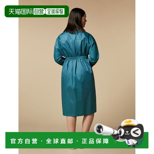 自营 marina rinaldi奈格拉-蓝灰色 美国奥莱直发连衣裙