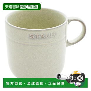 自营 Staub 陶瓷餐具 4 件 16 盎司。马克杯套装 - 白松露 美国奥