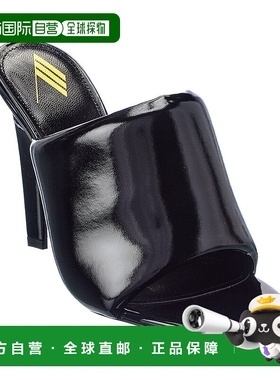 自营 the atticoAttico Rem 105 穆勒鞋 - 黑色 美国奥莱直发女鞋