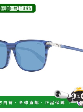 自营 BMW 男士太阳镜 - 蓝色 美国奥莱直发