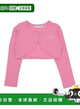 1h可退 【美国直邮】MONNALISA Shrug 童装毛衣 纯色长袖针织衫 9