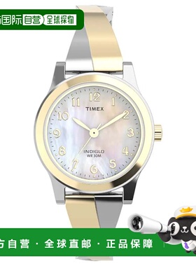 自营Timex Women's Main street White Round 25mm - white 美国