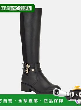 自营guessPartha Tall Riding Boots - black 美国奥莱直发长筒靴