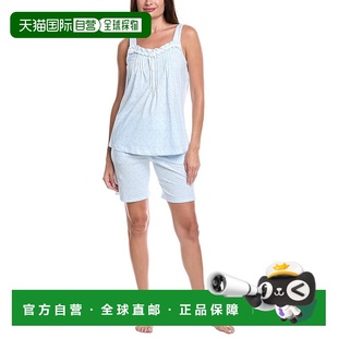 蓝色 自营 2件套百慕达睡眠套装 Hochman 美国奥莱直发 Carole