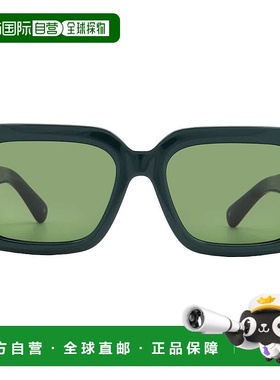 自营salvatore ferragamoFerragamo Green Square Ladies Sunglas