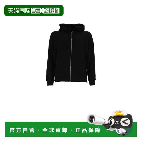 自营dieselS-boxt拉链兜帽Div连帽衫-黑色 美国奥莱直发