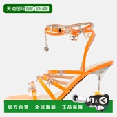 Camil Neon 自营Mach Leather Mach Patent Bow Orange Crystal