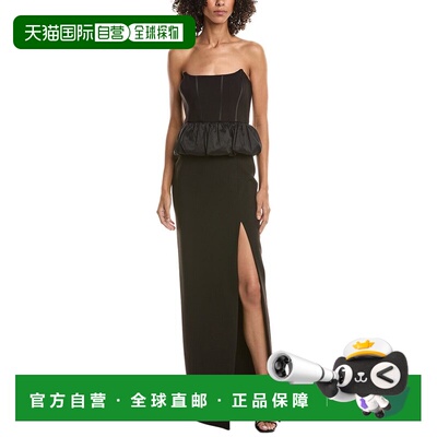 自营LIKELY Liana礼服-黑色 美国服饰连衣裙长裙直发奥莱性感
