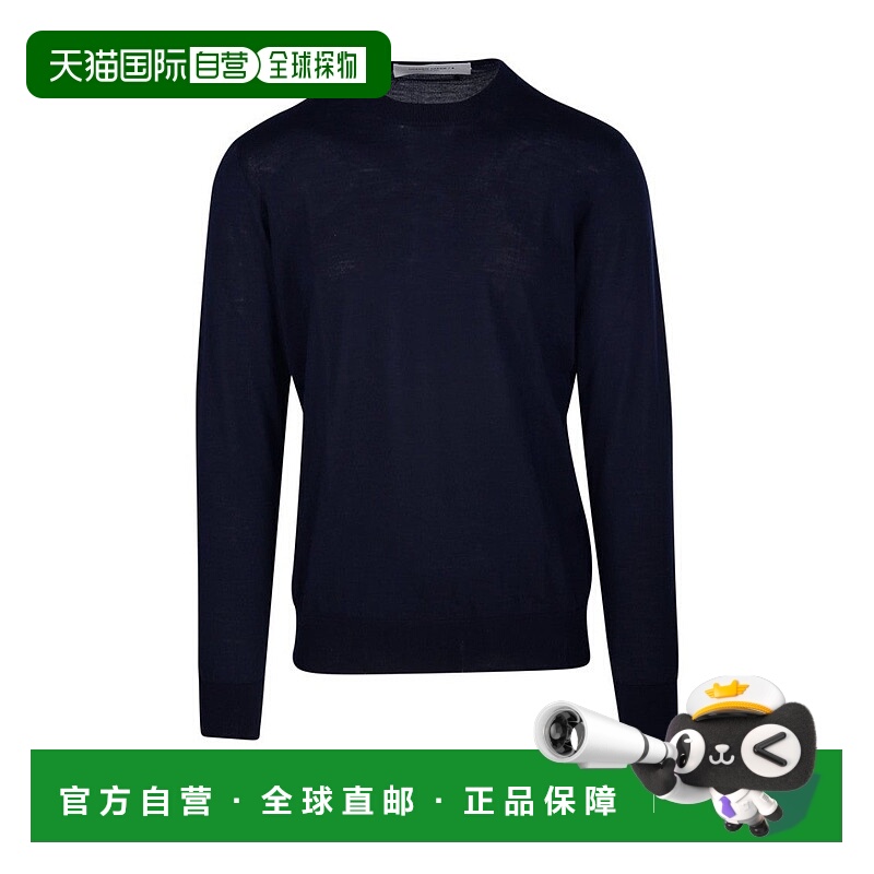 自营golden gooseRegular Knit Crew Neck Sweater In Virgin Woo