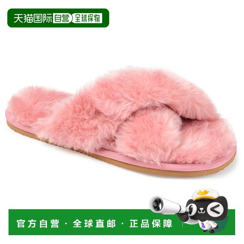 自营Journee Collection 女士 Winkk 拖鞋 - 玫瑰色 美国奥莱直发