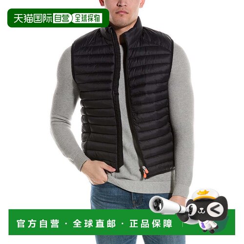 自营Save The Duck Adam Vest - black 美国奥莱直发