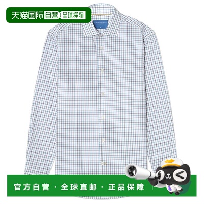 自营Robert Talbott Reynolds轻重量拉绒衬衫-蓝色 美国奥莱直发