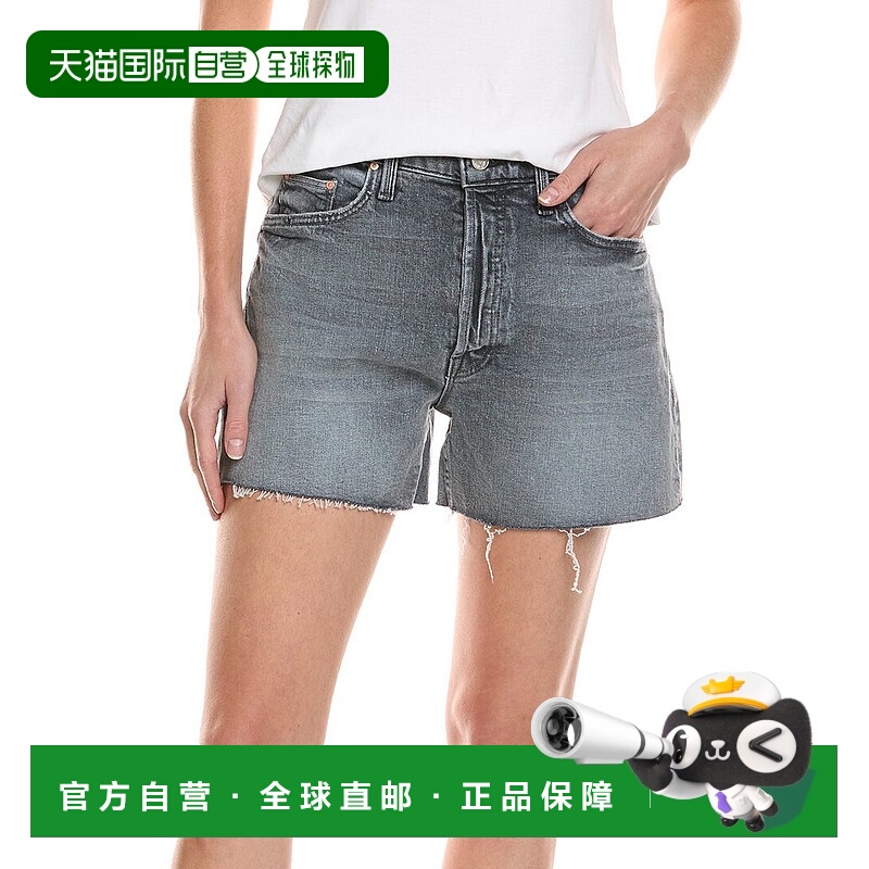 自营MOTHER The Skipper Denim Short - blue 美国奥莱直发