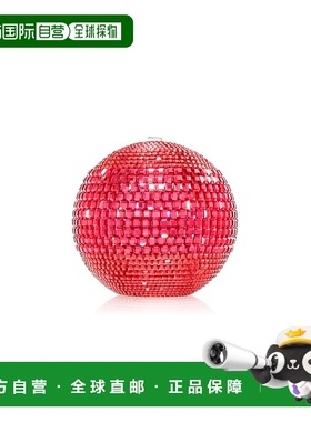 自营 judith leiber coutureSPHERE-银猩红色 美国奥莱直发