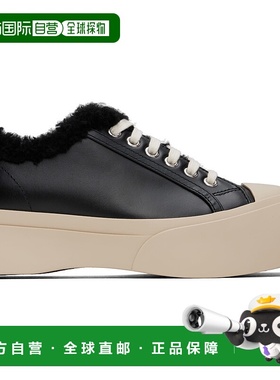 1h可退 香港直邮潮奢 Marni 玛尼 女士 黑色 Pablo 运动鞋 SNZW00