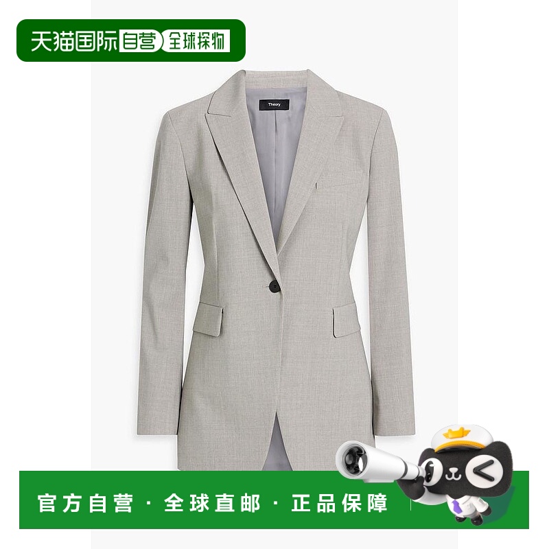 1h可退 【美国直邮】theory 女士 休闲西装羊毛外套