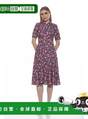 自营 alexia admor金刚砂连衣裙-绿色花园 美国奥莱直发