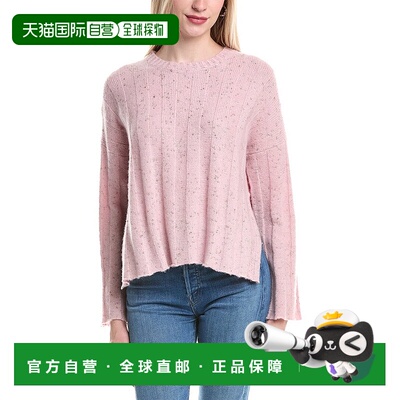自营Autumn Cashmere Ribbed Wool-Blend Sweater - pink 美国奥