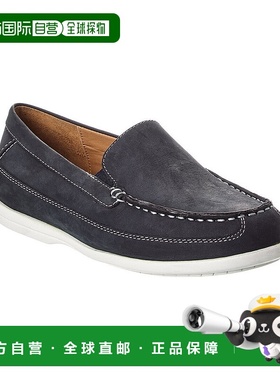 自营Johnston & Murphy Locklin Venetian Leather Loafer - blue