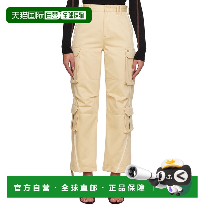 1h可退 香港直邮潮奢 Kijun 女士 驼色 Sophie 工装裤 24PSW305A