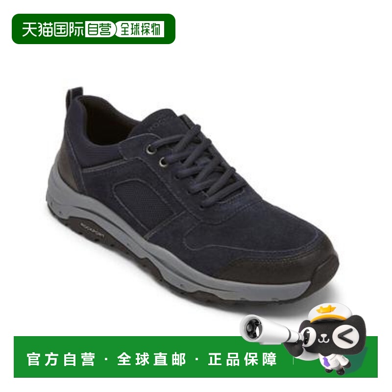 自营Rockport Birchfield Ubal Sneakers Men's Navy Gray Suede