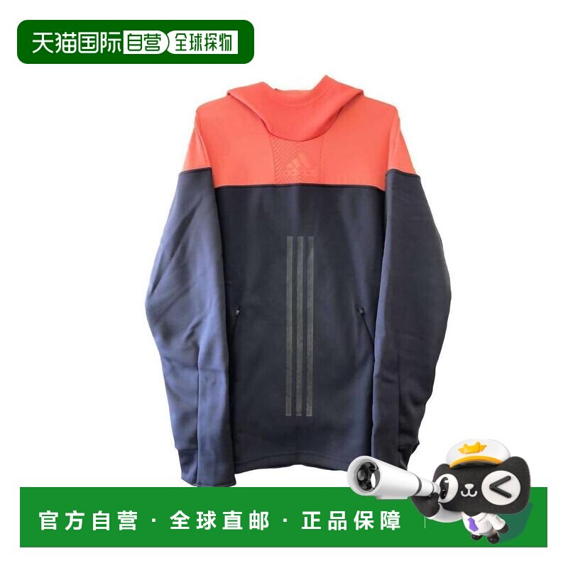 1h可退 【美国直邮】adidas/阿迪达斯 男士 帽衫运动夹克衫长袖