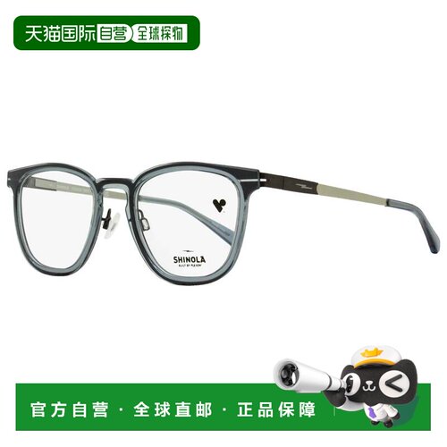 自营Shinola男女款Flexon锁眼眼镜SH37001 050水晶烟50mm-050 美