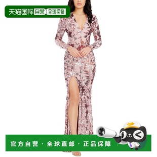 自营Dress The Population Alessandra Mermaid Dress - pink 美