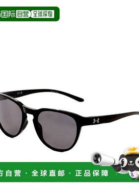 自营Under Armour Unisex 53 mm Black Sunglasses - black ruthe