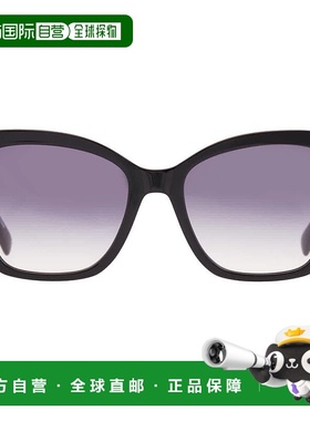 自营Longchamp Grey Gradoent Butterfly Ladies Sunglasses LO74